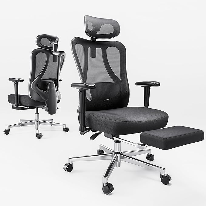 HBADA E1 Ergonomic Chair With Footrest