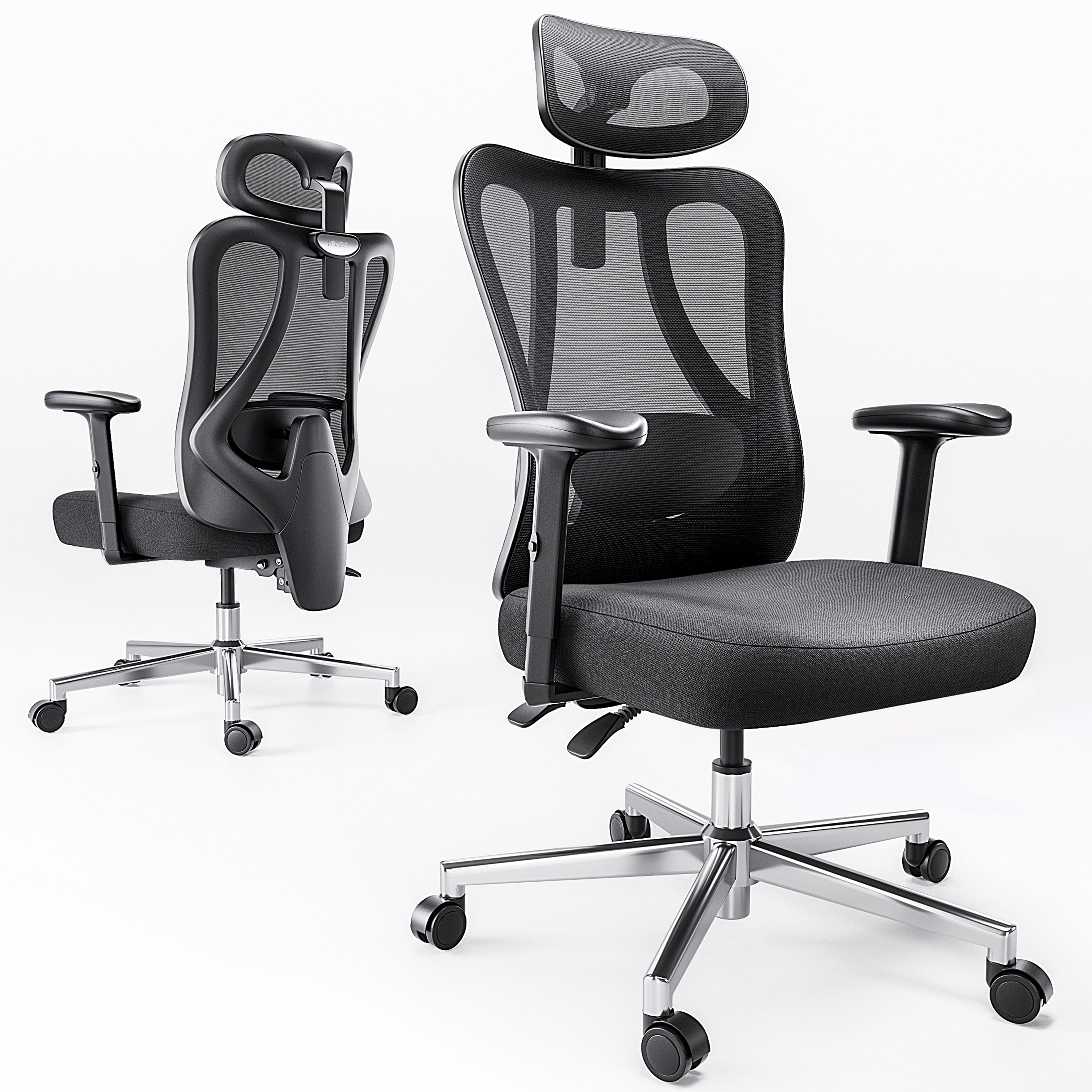 HBADA E1 Ergonomic Chair With Footrest