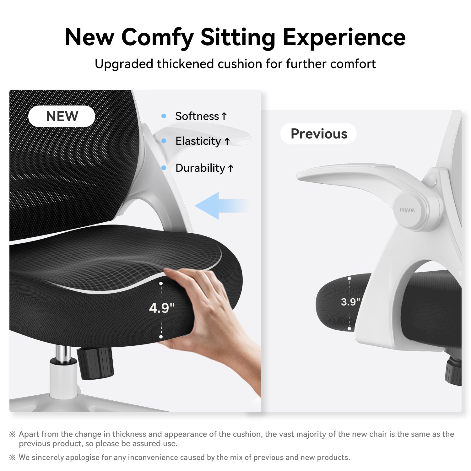 Comfy office chair online white