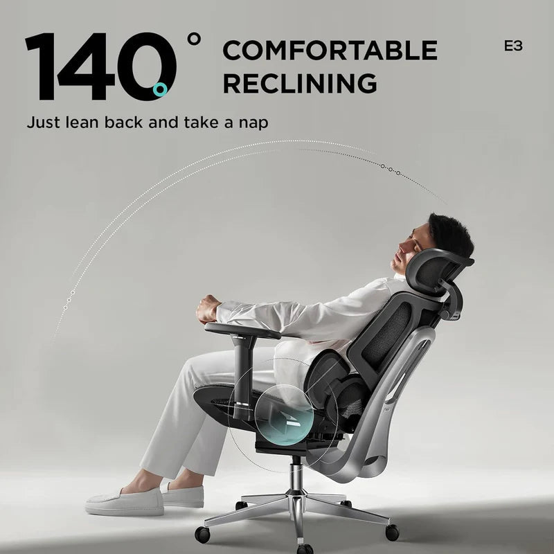 HBADA E3 Air Ergonomic Office Chair (without Footrest)