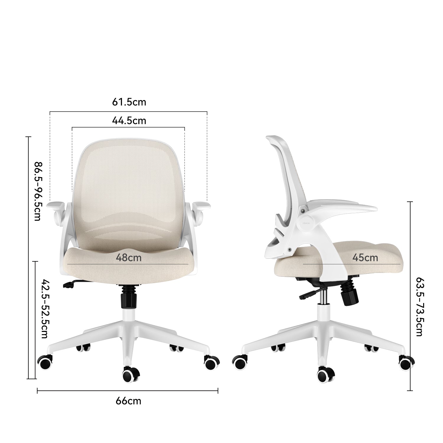 HBADA Penguin-inspired Office Chair, Gray Color