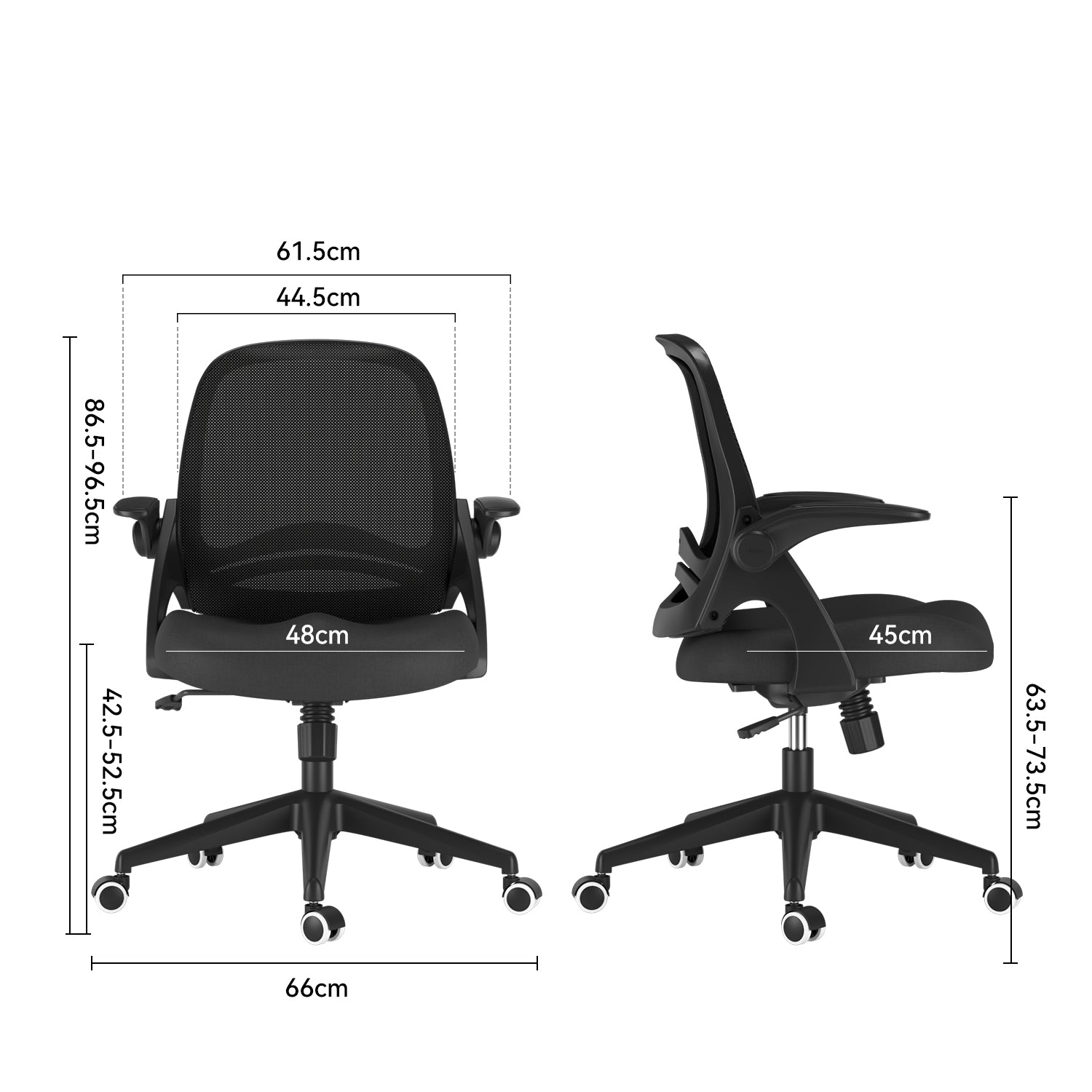 HBADA Penguin-inspired Office Chair-Black