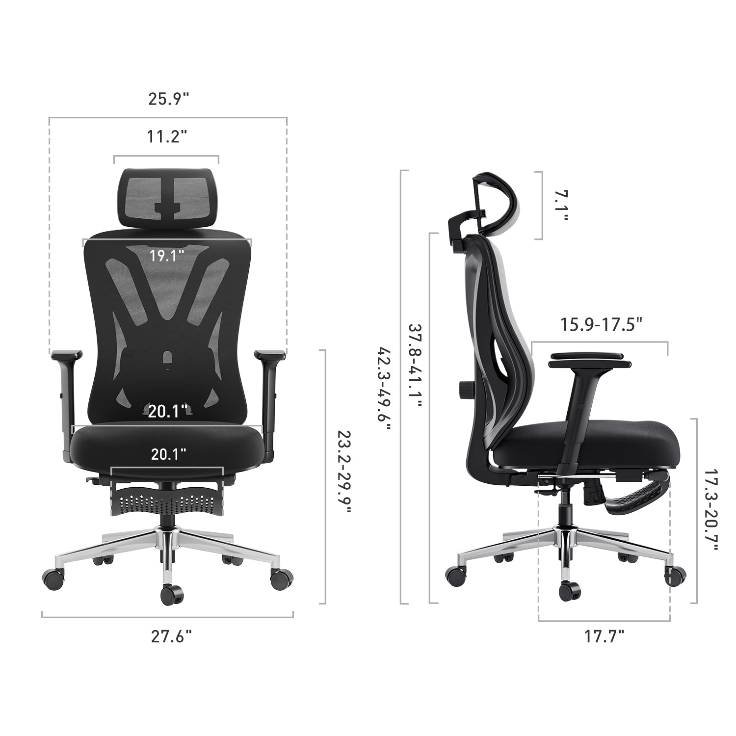 Pre-Sale, HBADA P5 Ergonomic Office Chair with Footrest